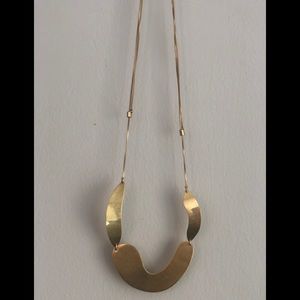 Madewell gold adjustable necklace